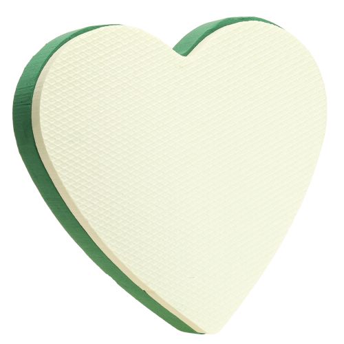 Itens Coração de espuma floral romântico 30 cm espuma floral verde 2 peças