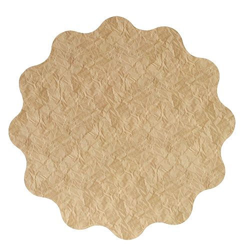 Floristik24 Rondella cuff papel padrão Ø40cm 50p