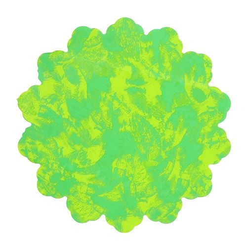 Punhos Rondella Ø38cm verde 50pcs | Floristik24.pt