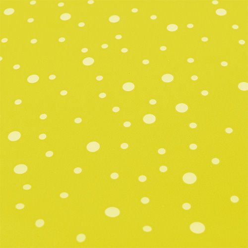 Floristik24 Punhos Rondella Ø48cm amarelo 50pcs