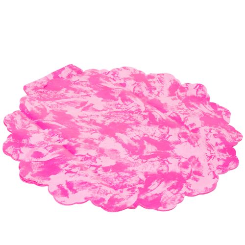 Colarinho de flores Rondella rosa para buquês, 48 cm