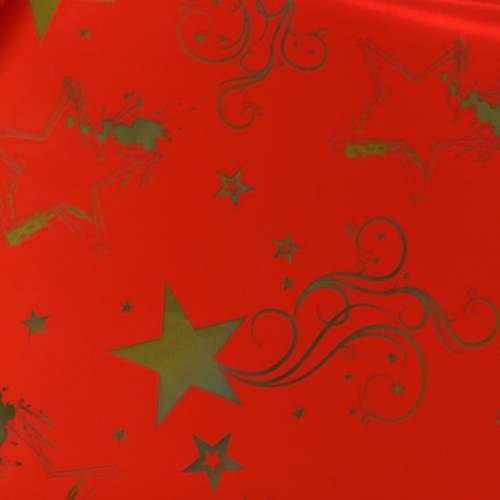 Itens Punho Rondella com motivo de Natal ouro vermelho 60cm 50p