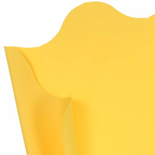 Floristik24 Punho Rondella amarelo Ø50cm 50pcs punho pote