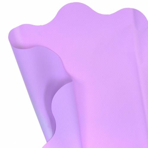 Floristik24 Manguito Rondella listrado roxo Ø40cm 50 peças manguito pote