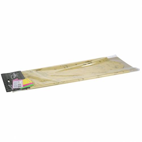 Floristik24 Punho Rondella com motivo de Natal dourado Ø60cm 50p