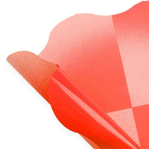 Floristik24 Punho de flor Ø40cm vermelho 50 unidades