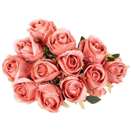 Arranjo de rosas artificiais, haste longa de 62 cm, 12 unidades. | Floristik24.pt