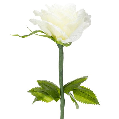 Floristik24 Rosa artificial para decoração de ambientes e casamentos, 92 cm