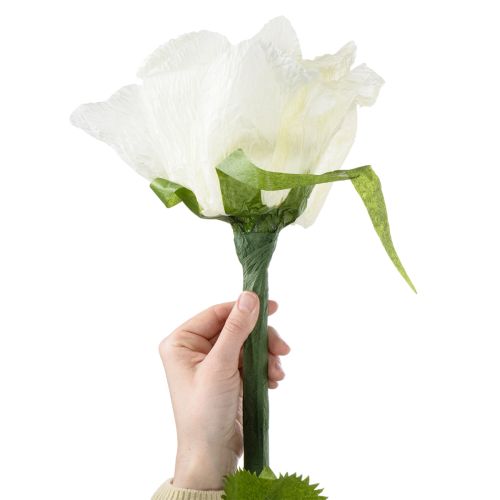 Itens Rosa artificial para decoração de ambientes e casamentos, 92 cm