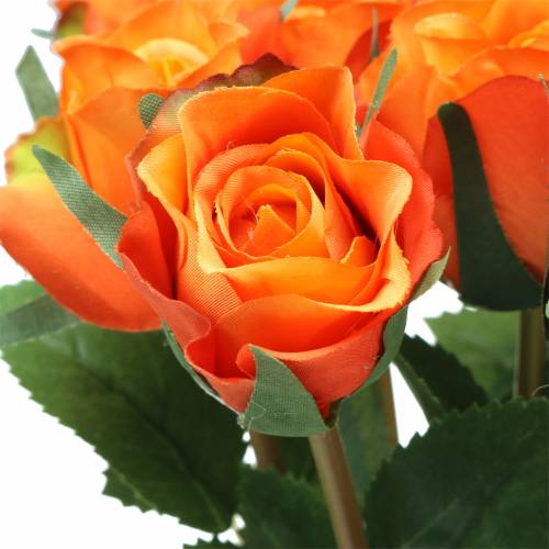 Itens Rosa Laranja 42 cm 12 unidades