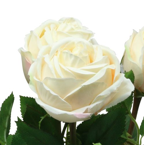 Floristik24 Rosa em rosa 65cm 4pcs