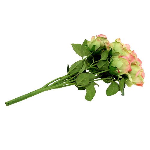 Itens Rosa artificial verde, rosa 55cm