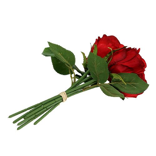 Floristik24 Bouquet de rosas vermelhas 25cm