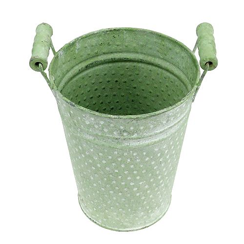 Roseira com alças Ø14,5cm Alt.19cm verde | Floristik24.pt