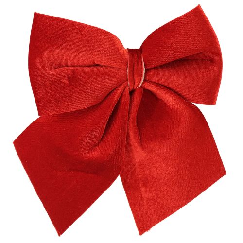 Laço de veludo vermelho para presente 20×25cm vermelho claro 2 peças