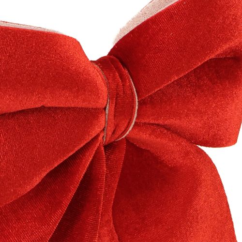 Itens Laço de veludo vermelho para presente 20×25cm vermelho claro 2 peças