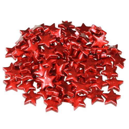 Itens Estrelas de Natal pintadas de vermelho Ø2,5cm – 2ª escolha – 96 peças