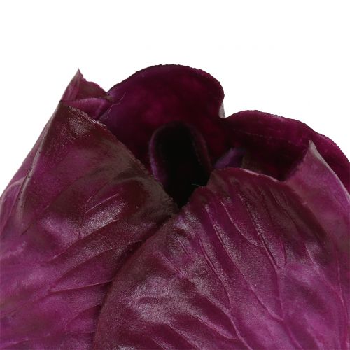 Floristik24 Repolho roxo artificial Real-Touch Ø12cm