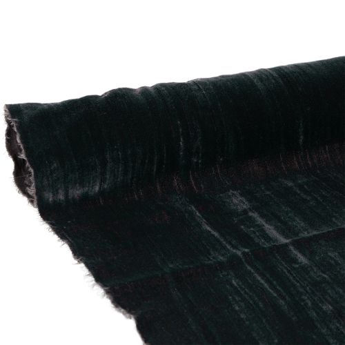 Fita de veludo decorativa para uso como caminho de mesa, rolo de 25 cm x 2 m