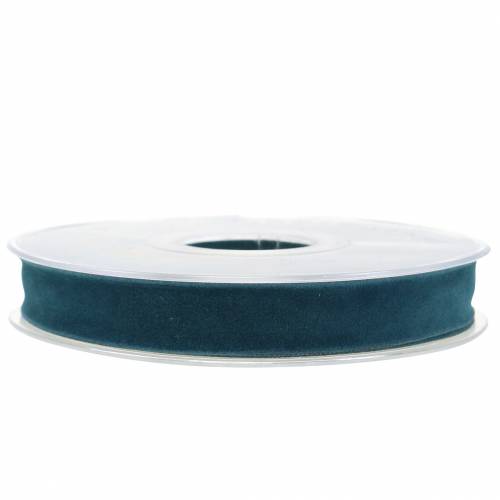 Itens Fita de veludo azul 15mm 7m