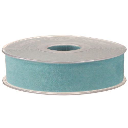 Itens Fita de veludo azul para joias fita azul claro 25mm 7m