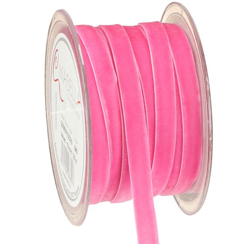Fita de veludo fita decorativa fita de presente veludo rosa 10mm 20m