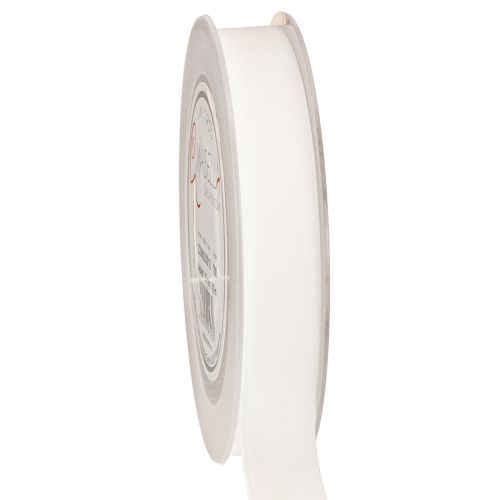 Fita de veludo, fita para presentes, fita decorativa, veludo branco, 20 mm de largura, 10 m de comprimento