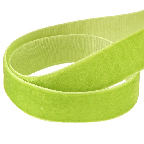 Itens Fita de veludo verde claro fita decorativa fita de veludo verde 20mm 10m