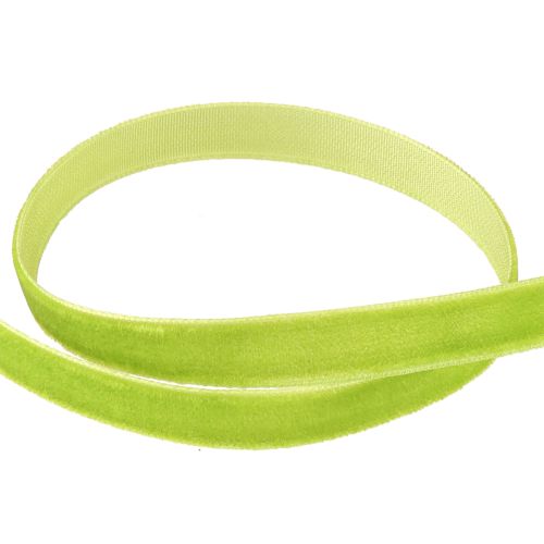 Itens Fita de veludo verde claro fita decorativa veludo verde 10mm 20m