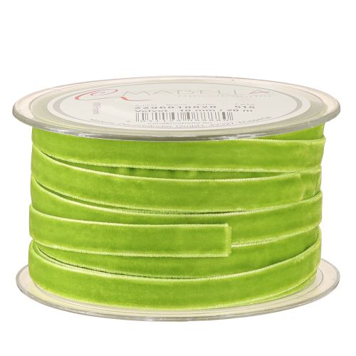 Itens Fita de veludo verde claro fita decorativa veludo verde 10mm 20m