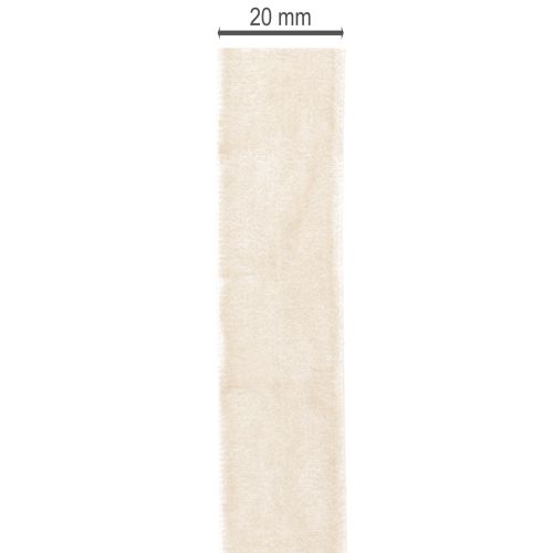 Fita de presente, fita de veludo para embalagens criativas, 20 mm x 10 m | Floristik24.pt