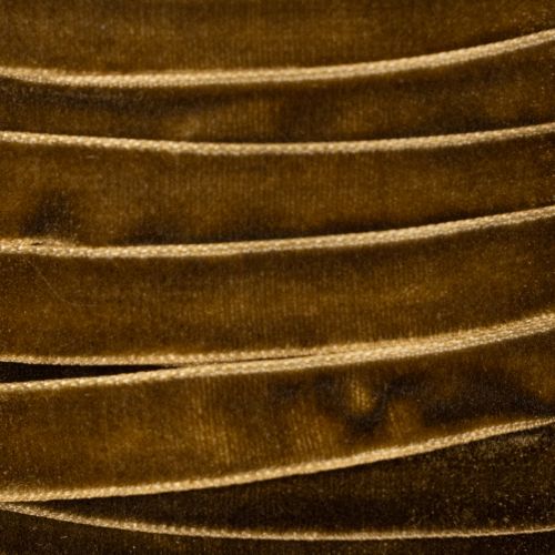 Fita decorativa de veludo, estreita, 10 mm de largura, 20 m de comprimento, em rolo. | Floristik24.pt