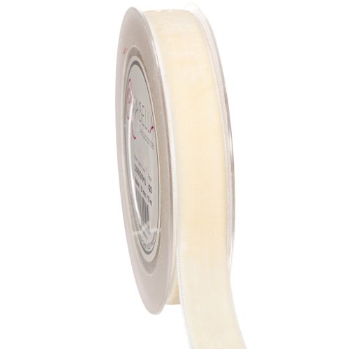 Fita de presente, fita de veludo elegante para presentes e flores, 20 mm, 10 m comprar | Floristik24.pt
