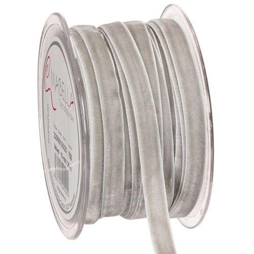 Fita de veludo, fita decorativa em rolo para decorações criativas, 10 mm de largura, 20 m de comprimento. comprar | Floristik24.pt