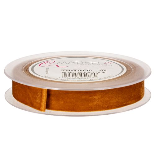 Fita de veludo, fita decorativa para artesanato e embalagens, 20 mm, 10 m | Floristik24.pt