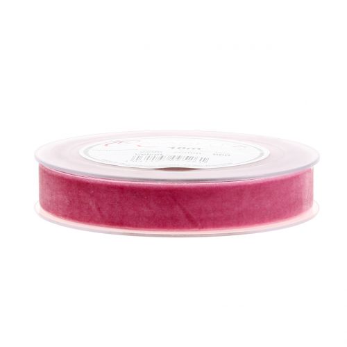 Itens Fita de veludo rosa 20mm 10m