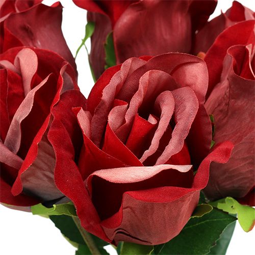 Itens Veludo Rosa Vermelho Ø8cm L45cm 6 pcs