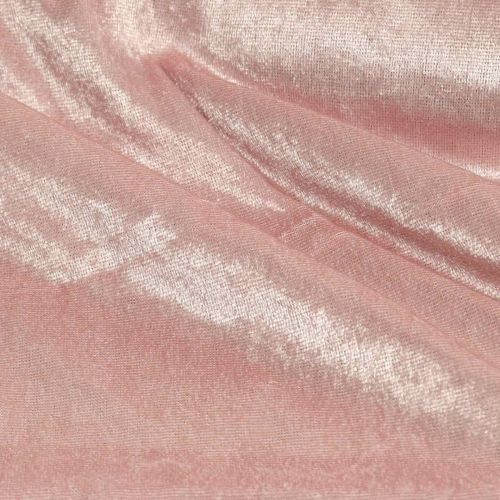 Floristik24 Tecido decorativo Veludo Decoração de mesa de veludo rosa antigo 140×300cm