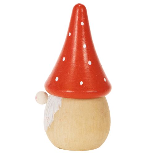 Miniaturas de Gnomo Decorativas com Amanita Muscaria para Mesa, 10cm, 6 peças | Floristik24.pt