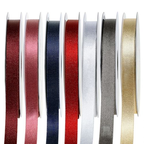 Itens Fita de cetim com mica 10mm 20m