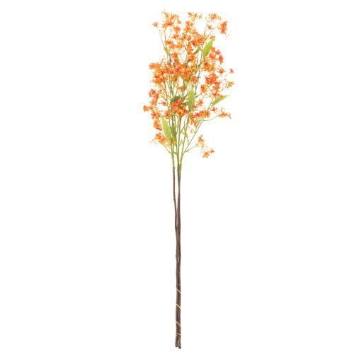 Conjunto de 3 peças com galhos de orquídeas artificiais laranja em filigrana, 110 cm de diâmetro. | Floristik24.pt