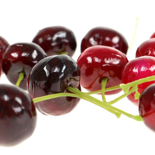 Floristik24 Mistura de frutas artificiais com cerejas ácidas Ø1,5 cm 108p