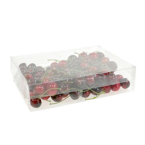 Floristik24 Mistura de frutas artificiais com cerejas ácidas Ø1,5 cm 108p