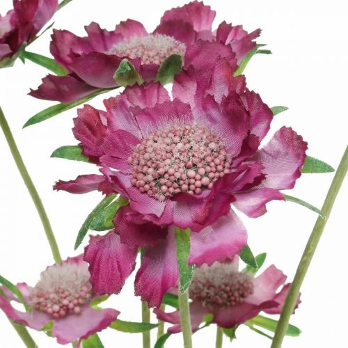 Itens Escabiose flor artificial rosa flor de verão H64cm monte de 3 peças