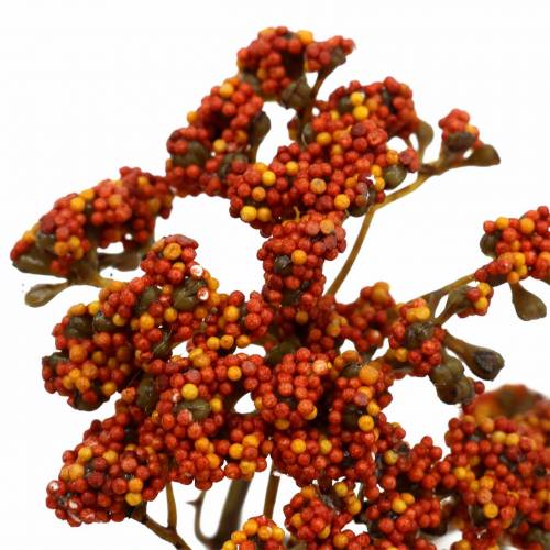Floristik24 Yarrow laranja artificial 74 cm 3 unidades