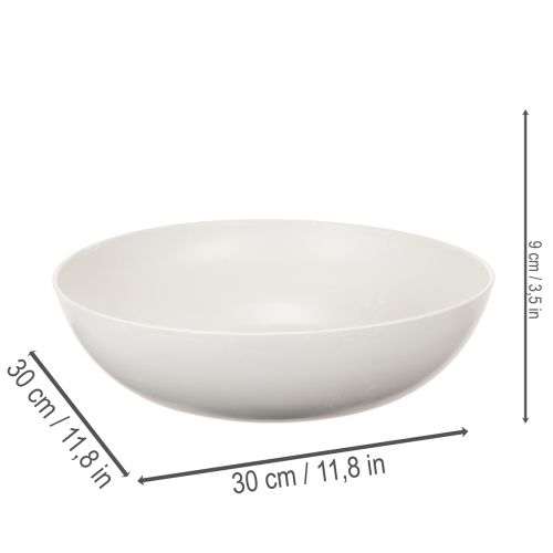 Tigela redonda grande, tigela decorativa versátil, 30 cm | Floristik24.pt