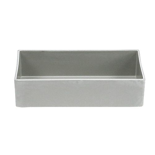 Itens Tigela quadrada cinza 20cm x 10,5cm H5cm