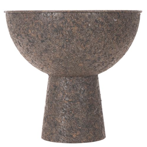Vaso redondo com suporte, modelo moderno, 25 cm | Floristik24.pt