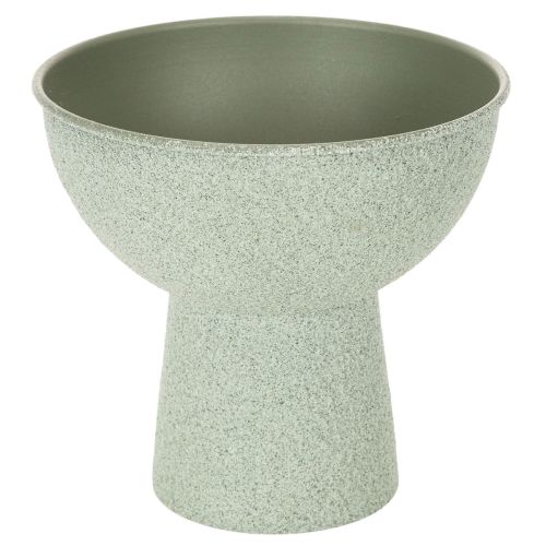 Vaso redondo moderno com base alta, 18 cm