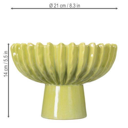 Itens Tigela de cerâmica, design elegante para decoração de mesa e acessório doméstico com estilo, 21 cm